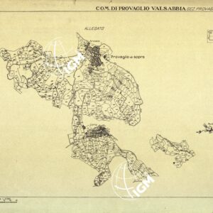 MAPPE CATASTALI D'ITALIA - PROVINCIA DI BRESCIA - Foglio C - COMUNE DI PROVAGLIO VALSABBIA Sez. PROVAGLIO SOPRA