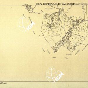 MAPPE CATASTALI D'ITALIA - PROVINCIA DI BRESCIA - Foglio B - COMUNE DI PROVAGLIO VALSABBIA Sez. PROVAGLIO SOTTO