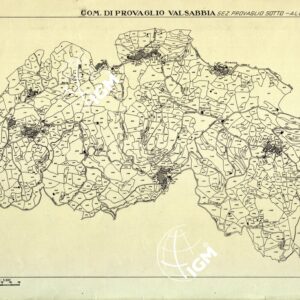 MAPPE CATASTALI D'ITALIA - PROVINCIA DI BRESCIA - Foglio C - COMUNE DI PROVAGLIO VALSABBIA Sez. PROVAGLIO SOTTO