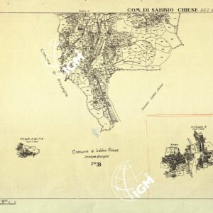 MAPPE CATASTALI D'ITALIA - PROVINCIA DI BRESCIA - Foglio B - COMUNE DI SABBIO CHIESE Sez. BARGHE
