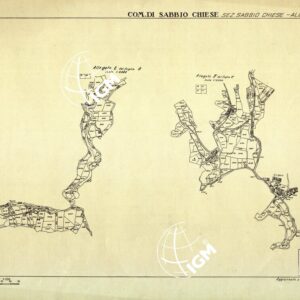 MAPPE CATASTALI D'ITALIA - PROVINCIA DI BRESCIA - Foglio D - COMUNE DI SABBIO CHIESE Sez. SABBIO CHIESE