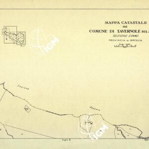 MAPPE CATASTALI D'ITALIA - PROVINCIA DI BRESCIA - Foglio A - COMUNE DI TAVERNOLE SUL MELLA Sez. CIMMO