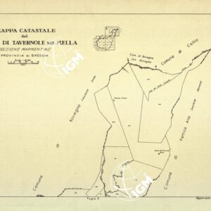 MAPPE CATASTALI D'ITALIA - PROVINCIA DI BRESCIA - Foglio A - COMUNE DI TAVERNOLE SUL MELLA Sez. MAMERTINO