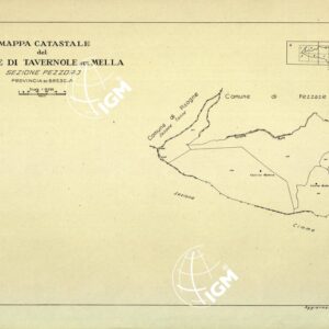 MAPPE CATASTALI D'ITALIA - PROVINCIA DI BRESCIA - Foglio A - COMUNE DI TAVERNOLE SUL MELLA Sez. PEZZORO