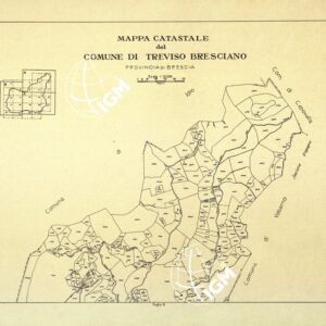 MAPPE CATASTALI D'ITALIA - PROVINCIA DI BRESCIA - Foglio A - COMUNE DI TREVISO BRESCIANO