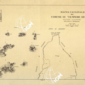 MAPPE CATASTALI D'ITALIA - PROVINCIA DI BRESCIA - Foglio A - COMUNE DI VILMINORE DI SCALVE Sez. VILMINORE