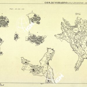 MAPPE CATASTALI D'ITALIA - PROVINCIA DI BRESCIA - Foglio E - COMUNE DI VOBARNO Sez. DEGANA
