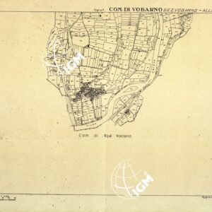MAPPE CATASTALI D'ITALIA - PROVINCIA DI BRESCIA - Foglio G - COMUNE DI VOBARNO Sez. VOBARNO