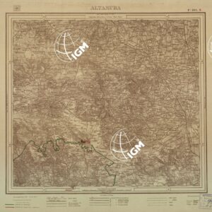 CARTA DELLA PROVINCIA DI POTENZA - ALTAMURA - Foglio 189.6