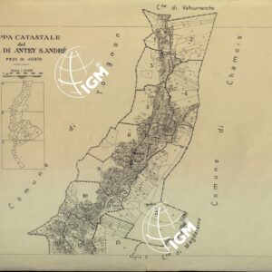 MAPPE CATASTALI D'ITALIA - PROVINCIA DI AOSTA - COMUNE DI ANTEY S. ANDRE' Foglio A