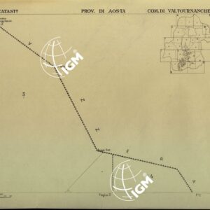 MAPPE CATASTALI D'ITALIA - PROVINCIA DI AOSTA - COMUNE DI VALTOURNANCHE Foglio B