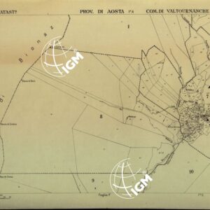 MAPPE CATASTALI D'ITALIA - PROVINCIA DI AOSTA - COMUNE DI VALTOURNANCHE Foglio C
