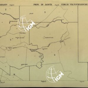 MAPPE CATASTALI D'ITALIA - PROVINCIA DI AOSTA - COMUNE DI VALTOURNANCHE Foglio D