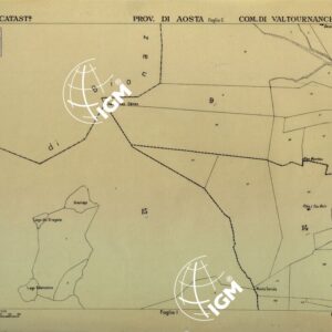 MAPPE CATASTALI D'ITALIA - PROVINCIA DI AOSTA - COMUNE DI VALTOURNANCHE Foglio F