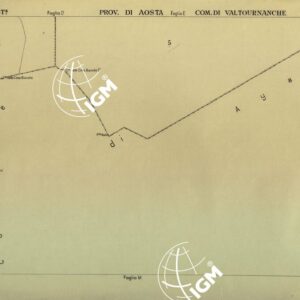 MAPPE CATASTALI D'ITALIA - PROVINCIA DI AOSTA - COMUNE DI VALTOURNANCHE Foglio H