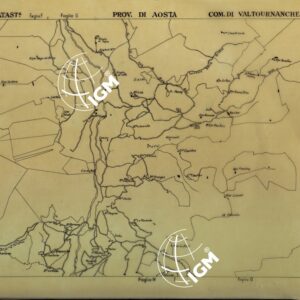 MAPPE CATASTALI D'ITALIA - PROVINCIA DI AOSTA - COMUNE DI VALTOURNANCHE Foglio L (velina)