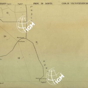 MAPPE CATASTALI D'ITALIA - PROVINCIA DI AOSTA - COMUNE DI VALTOURNANCHE Foglio M