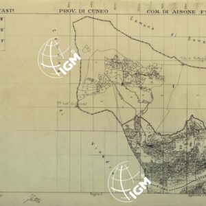 MAPPE CATASTALI D'ITALIA - PROVINCIA DI CUNEO - COMUNE DI AISONE Foglio A