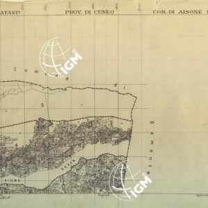 MAPPE CATASTALI D'ITALIA - PROVINCIA DI CUNEO I- COMUNE DI AISONE Foglio B