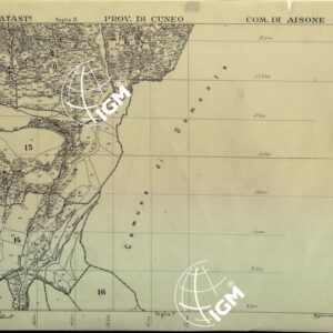 MAPPE CATASTALI D'ITALIA - PROVINCIA DI CUNEO - COMUNE DI AISONE Foglio D