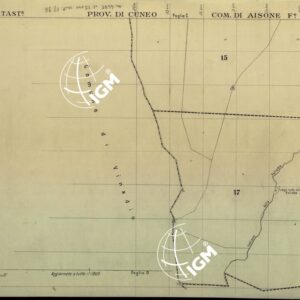 MAPPE CATASTALI D'ITALIA - PROVINCIA DI CUNEO - COMUNE DI AISONE Foglio E