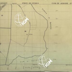 MAPPE CATASTALI D'ITALIA - PROVINCIA DI CUNEO - COMUNE DI AISONE Foglio F