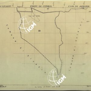 MAPPE CATASTALI D'ITALIA - PROVINCIA DI CUNEO - COMUNE DI AISONE Foglio G