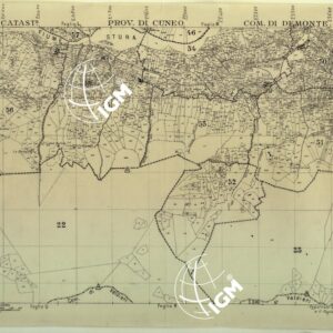 MAPPE CATASTALI D'ITALIA - PROVINCIA DI CUNEO - COMUNE DI DEMONTE Foglio O