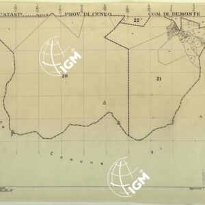 MAPPE CATASTALI D'ITALIA - PROVINCIA DI CUNEO - COMUNE DI DEMONTE Foglio Q