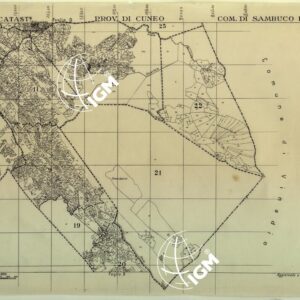 MAPPE CATASTALI D'ITALIA - PROVINCIA DI CUNEO - COMUNE DI SAMBUCO Foglio F