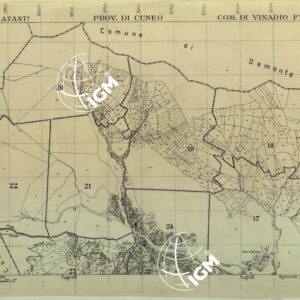 MAPPE CATASTALI D'ITALIA - PROVINCIA DI CUNEO - COMUNE DI VINADIO Foglio A