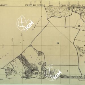 MAPPE CATASTALI D'ITALIA - PROVINCIA DI CUNEO - COMUNE DI VINADIO Foglio D