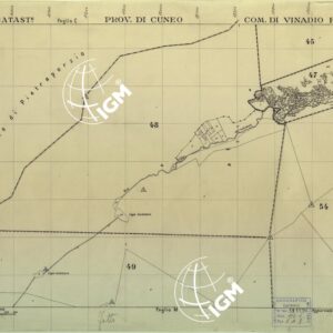 MAPPE CATASTALI D'ITALIA - PROVINCIA DI CUNEO - COMUNE DI VINADIO Foglio G
