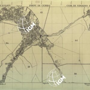 MAPPE CATASTALI D'ITALIA - PROVINCIA DI CUNEO - COMUNE DI VINADIO Foglio H