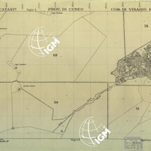 MAPPE CATASTALI D'ITALIA - PROVINCIA DI CUNEO - COMUNE DI VINADIO Foglio M