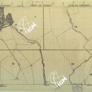 MAPPE CATASTALI D'ITALIA - PROVINCIA DI CUNEO - COMUNE DI VINADIO Foglio N