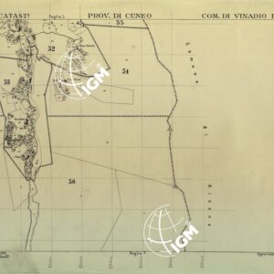 MAPPE CATASTALI D'ITALIA - PROVINCIA DI CUNEO - COMUNE DI VINADIO Foglio P
