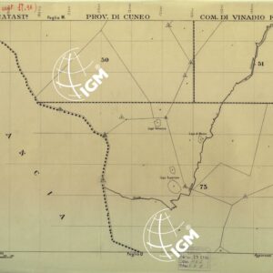 MAPPE CATASTALI D'ITALIA - PROVINCIA DI CUNEO - COMUNE DI VINADIO Foglio Q