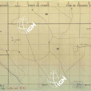 MAPPE CATASTALI D'ITALIA - PROVINCIA DI CUNEO - COMUNE DI VINADIO Foglio S