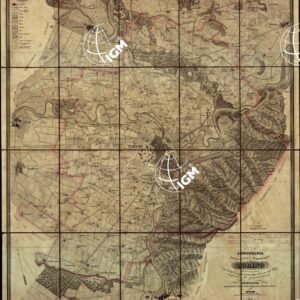TOPOGRAFIA DELLA CITTA' E TERRITORIO DI TORINO COGLI IMMEDIATI SUOI CONTORNI