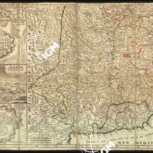 LA PARTIE MERIDIONALE DES ESTATS DU DUC DE SAVOY ECC., OU EST COMPRIS PRESQUE TOUT LE PIEMONT, LE DUCHE DE MONFERRAT ENTIER, AVEC LA PARTIE OCCIDENTALE DE LA REPUBLIQUE DE GENES, ECC.