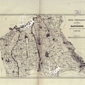 CARTA TOPOGRAFICA DEI DINTORNI DI RACCONIGI
