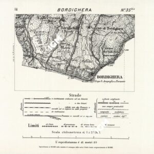 CARTA DELLA CONTEA DI NIZZA - Foglio 35 bis - Bordighera
