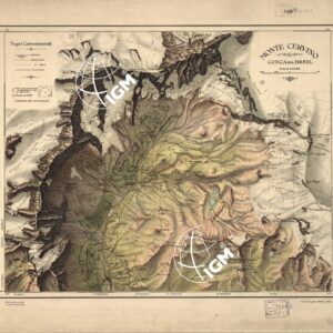 MONTE CERVINO. CONCA DEL BREIL. I.G.M.