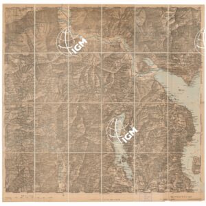 CARTA DEI DINTORNI DEL LAGO D'ORTA - Foglio 1