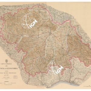 CARTA STRADALE DELLA PROVINCIA DI ALESSANDRIA REDATTA DALL'UFFICIO TECNICO PROVINCIALE I.G.M. (FI)