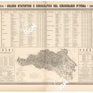 QUADRO STATISTICO E COROGRAFICO DEL CIRCONDARIO D'IVREA