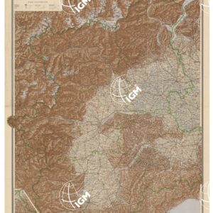 PIEMONTE CARTA POLITICA ED AMMINISTRATIVA CON LA RETE STRADALE E I GRANDI ITINERARI AUTOMOBILISTICI. ISTITUTO GEOGRAFICO DE AGOSTINI. NOVARA. (s. d.).
