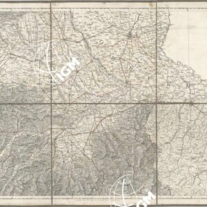 CARTA DEGLI STATI DI SUA MAESTA' SARDA IN TERRAFERMA OPERA DEL REAL CORPO DI STATO MAGGIORE GENERALE. INCISA E PUBBLICATA L'ANNO 1841 - Foglio 4