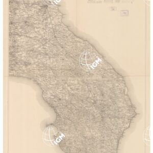 MANOVRE COI QUADRI DEL CORPO D'ARMATA DI BARI PER L'ANNO 1922 - Foglio est